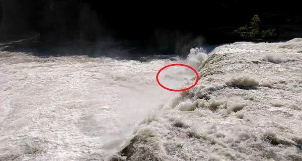 見「前有瀑布」照划艇墮水底險死！幸被救生衣救一命