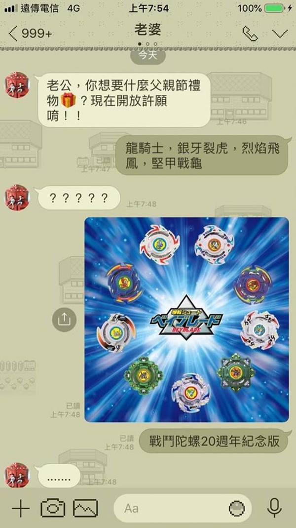 人夫想要老婆不識趣 爆旋陀螺20周年套裝