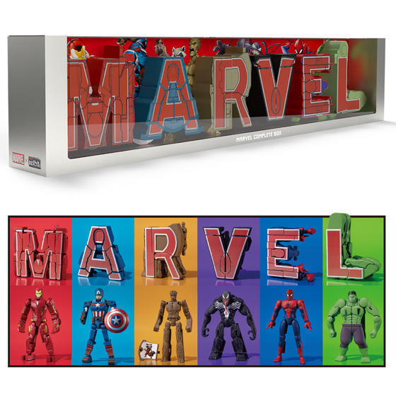 Marvel 超變換 Complete Box 登場！超級英雄人仔扭扭即變英文字母【多圖】