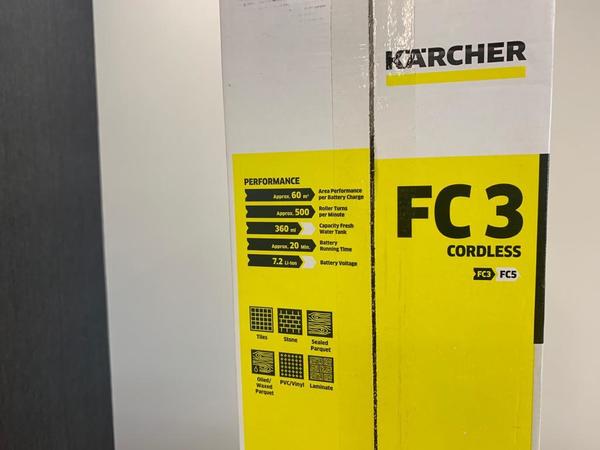 德國 Karcher FC3 無線地板清洗機開箱試！自動高速濕抹地面