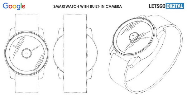Google Pixel Watch 專利設計曝光！錶面中央設鏡頭