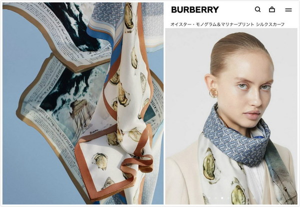 Burberry 秋冬狂推「生蠔」產品！耳環襯衫圍巾樣樣齊