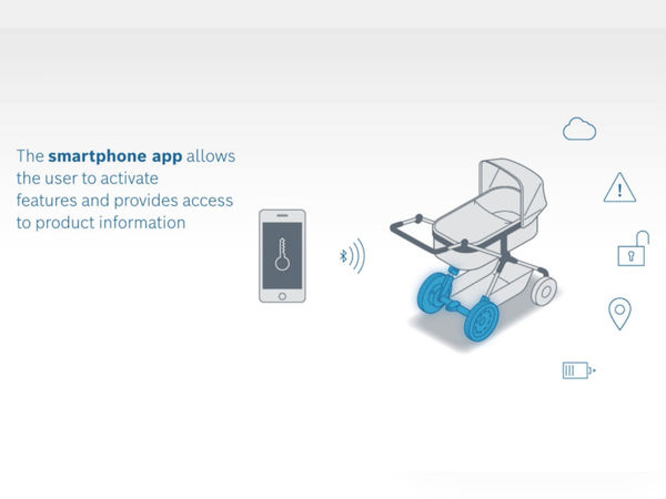 Bosch 公布 eStroller 電動嬰兒車技術  BB 車操控全靠手機 App？