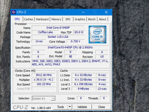 Core i5 9400F 低見 ＄1100！   Intel 9 代處理器新低價