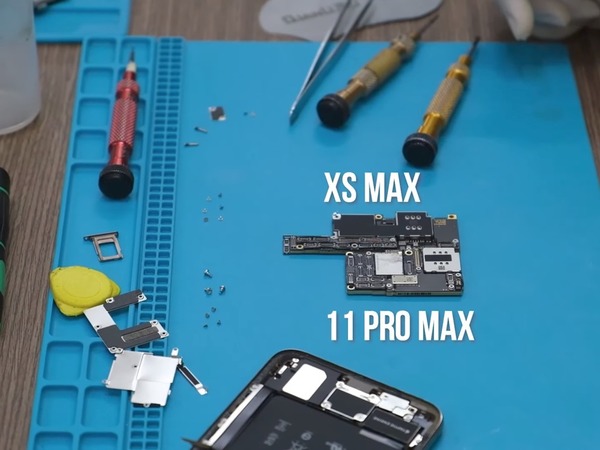 iPhone 11 Pro Max 首條拆機片  L 形新電池增近 25％ 電量