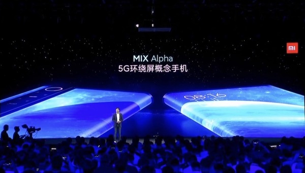 小米 MIX Alpha 發佈 首部超越 100％ 屏佔比手機
