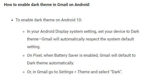 Gmail App 終支援黑暗模式！iOS‧Android 適用！【附啟用方法】 