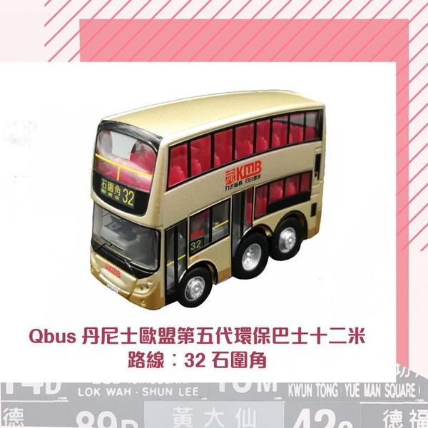真經典「丹拿 C 型」雙層巴士模型登場！九巴新款模型及環保袋即日上市 