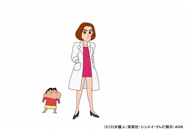 蠟筆小新聯乘 Doctor-X 合作  米倉涼子將為動畫配音