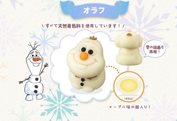 日本推魔雪奇緣 Olaf 和菓子  外形萌爆像真度超高【期間限定】