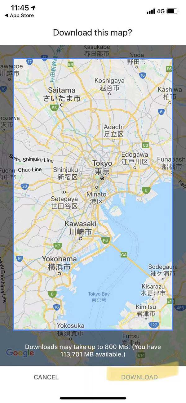 Google Maps 開放日本離線地圖！附 iOS ／ Android 下載教學