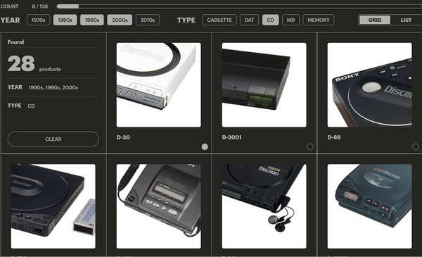 老鬼必看！ 上網回帶睇 136 部經典 Walkman 