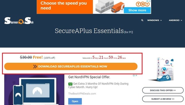 SecureAPlus Essentials 限時免費！領取序號及下載方法！