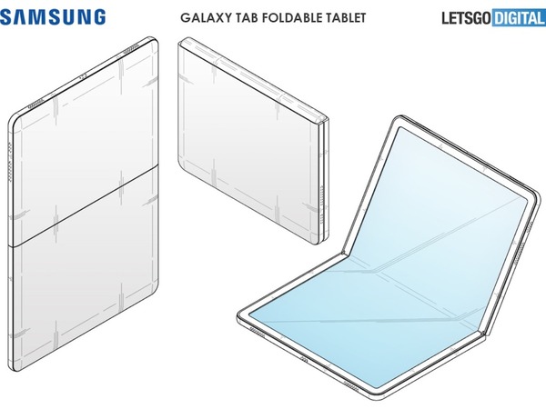 Samsung 摺屏平板專利曝光 或以 Galaxy Tab Fold 為代號