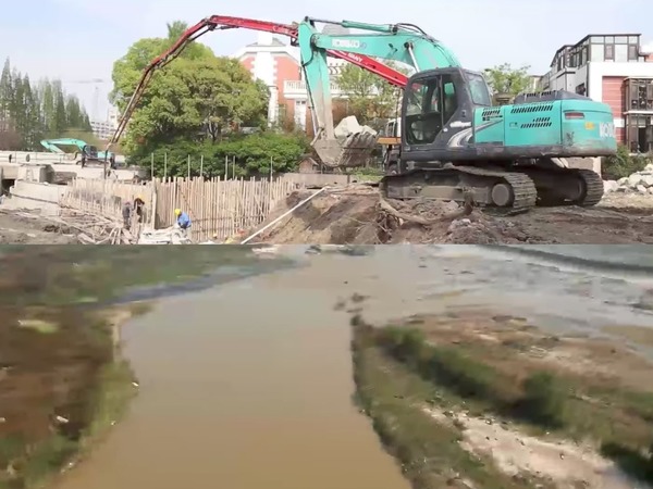 【中國製】史上首條 3D 打印河流堤壩面世 全長 500 米位處蘇申外港線江蘇段