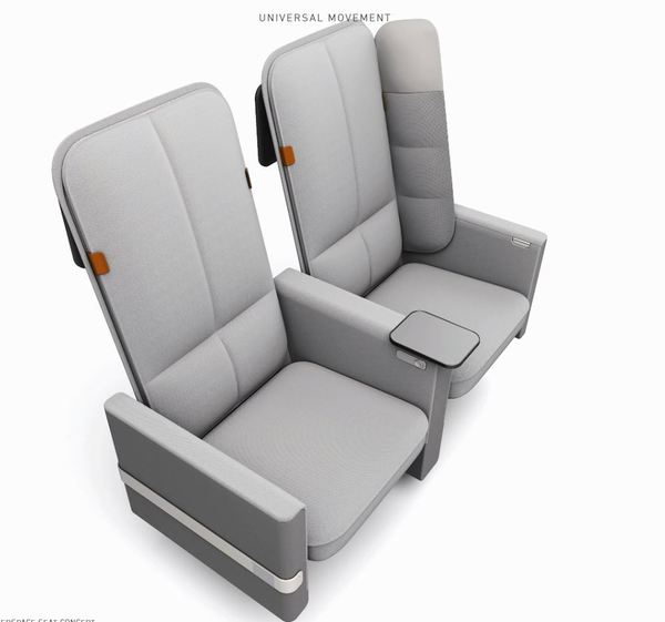 英國廠商推飛機座位新設計  望提高經濟艙座位舒適度