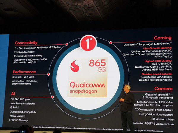 高通 Snapdragon 865 跑分曝光 比iPhone 11 Pro Max更強？
