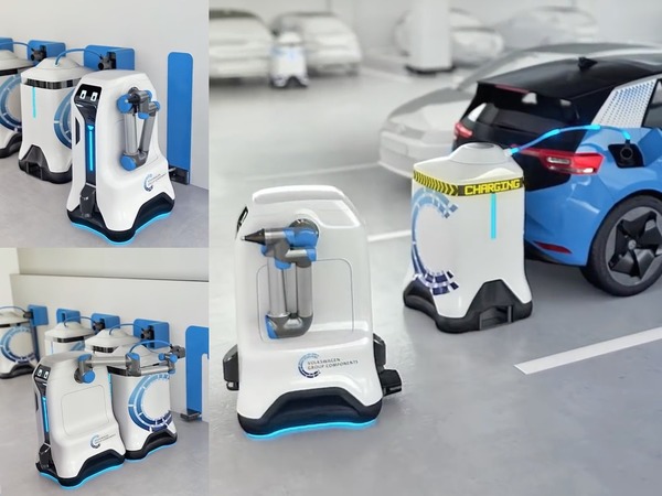 【e＋車路事】Volkswagen 研發新型電動車充電機械人  自來補電 5 步曲（有片睇）