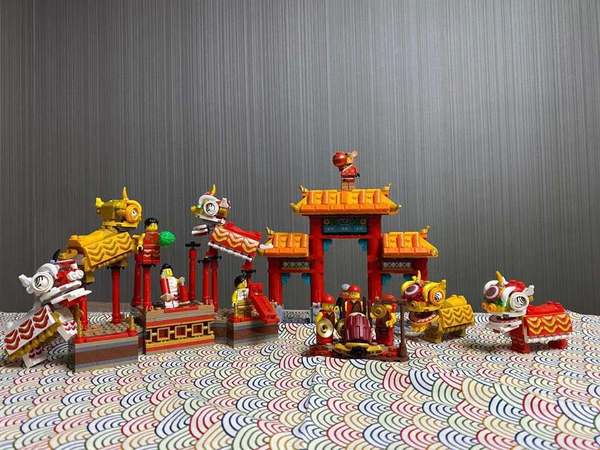 LEGO 推鼠年別注版賀新春  80104「舞獅」開箱砌