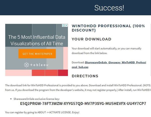 《WinToHDD Professional》下載網址及序號