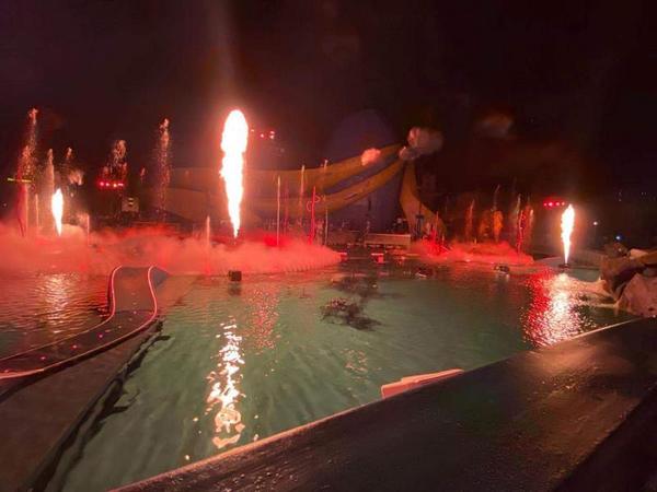 海洋公園 43 周年全新夜間匯演「光影盛夜」  火焰 ＋ 激光 ＋ 水幕特效配高難度雜耍