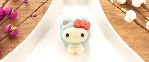 【期間限定】日本便利店推 Sanrio 卡通鼠年造型和菓子  萌爆 Hello Kitty ＋ 玉桂狗怎捨得食落口