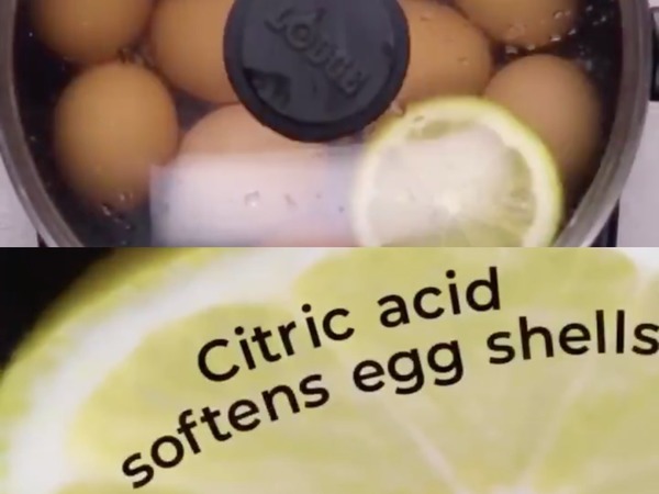 Twitter 熱傳剝雞蛋殼秘技 烚蛋加一種水果即秒速脫殼？【有片睇】