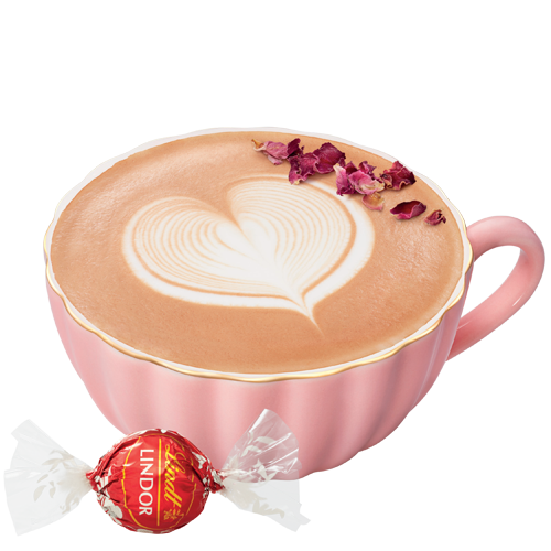 McCafé x Lindt 期間限定「玫瑰系列」回歸  玫瑰鮮奶咖啡配牛奶軟心朱古力