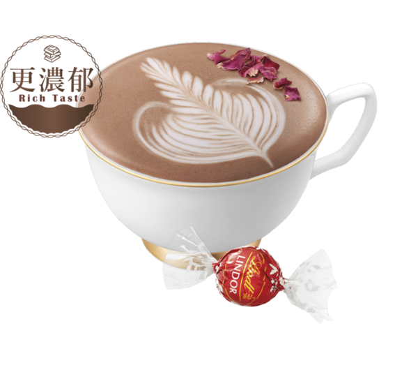 McCafé x Lindt 期間限定「玫瑰系列」回歸  玫瑰鮮奶咖啡配牛奶軟心朱古力