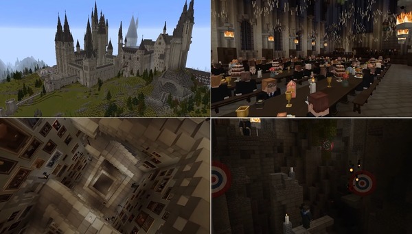 神人花 4 年創作《哈利波特》Minecraft 世界！RPG 形式可接任務玩