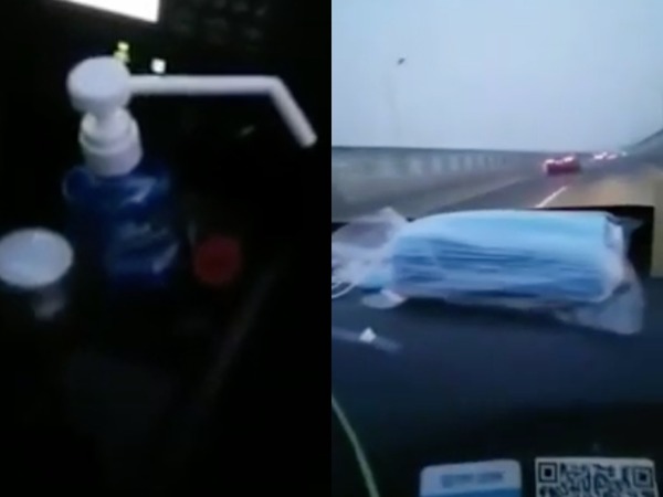 【武漢肺炎】北京的士司機 Full Gear 自備防疫孖寶開工 強調非常時期應安全第一（有片睇）
