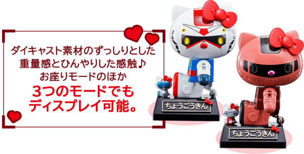 超合金玩具 高達 x Hello Kitty