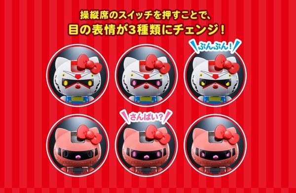 超合金玩具 高達 x Hello Kitty