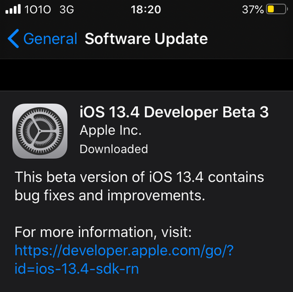 iOS 13.4 Beta 3 新增「系統自我復原功能」！？
