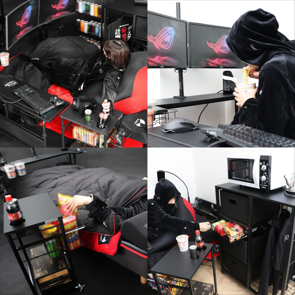 抗疫居家首推電競床 日本組合家具Gaming Bed