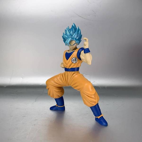 EG龍珠模型人偶 超藍悟空‧比達【素組】