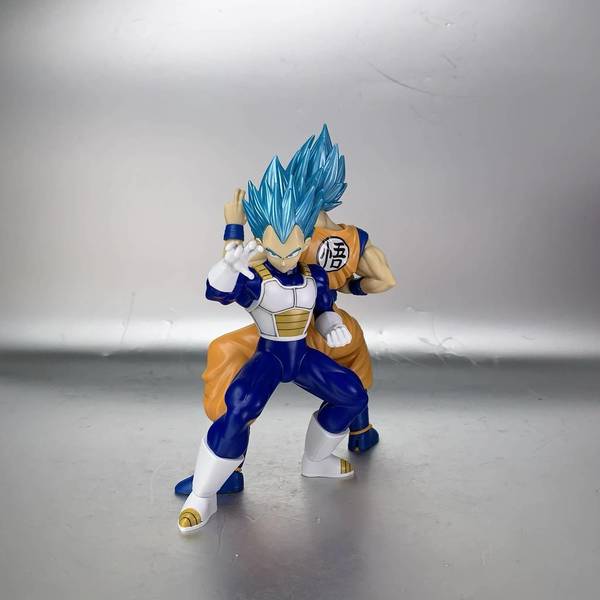EG龍珠模型人偶 超藍悟空‧比達【素組】