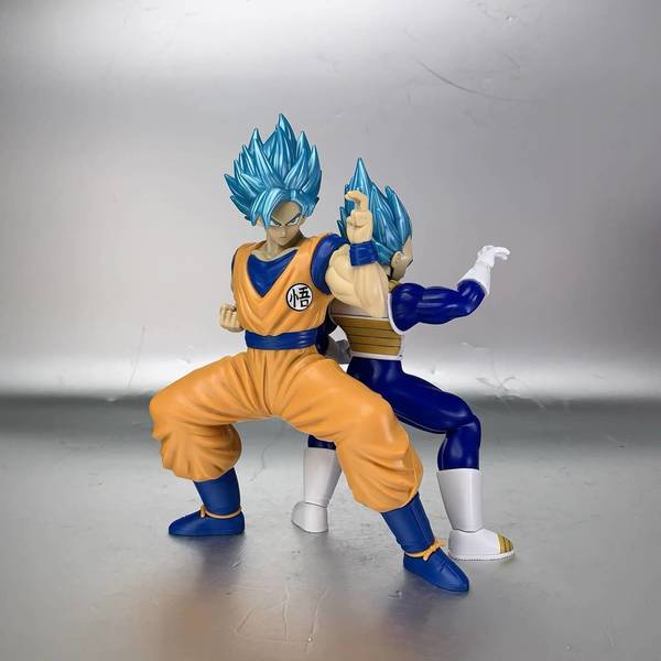 EG龍珠模型人偶 超藍悟空‧比達【素組】