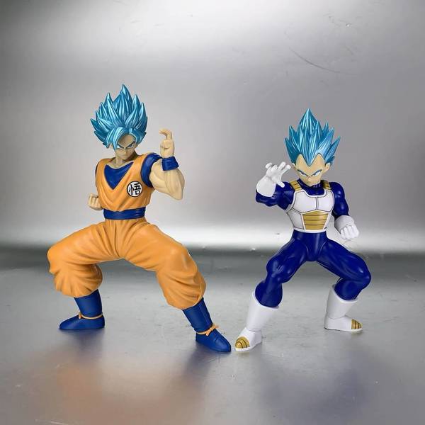 EG龍珠模型人偶 超藍悟空‧比達【素組】