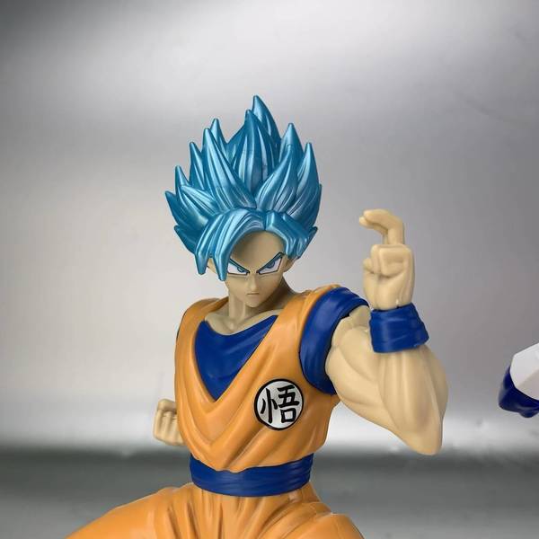 EG龍珠模型人偶 超藍悟空‧比達【素組】