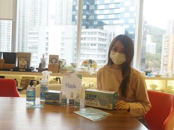 【專訪】Pasion 港產防疫用品 約＄100 一盒口罩保證不抬價
