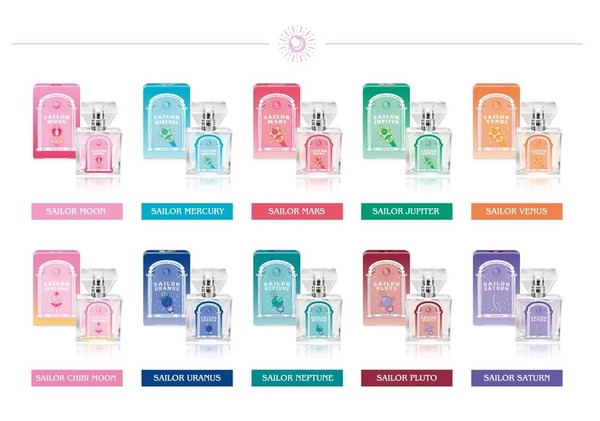 美少女戰士香水  13款代表香味發售