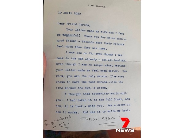 【新冠肺炎】8 歲小影迷名字有「冠狀」被取笑  湯漢斯寫信安慰 Corona 內容超暖心