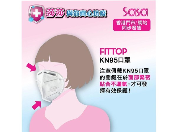 【口罩售賣】莎莎開賣 FITTOP KN95 口罩  門市．網站同步出售