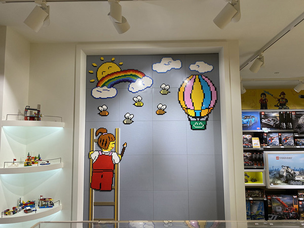 Lego Store 進駐屯門市廣場 輕鐵 Mosaic Wall 極富特色