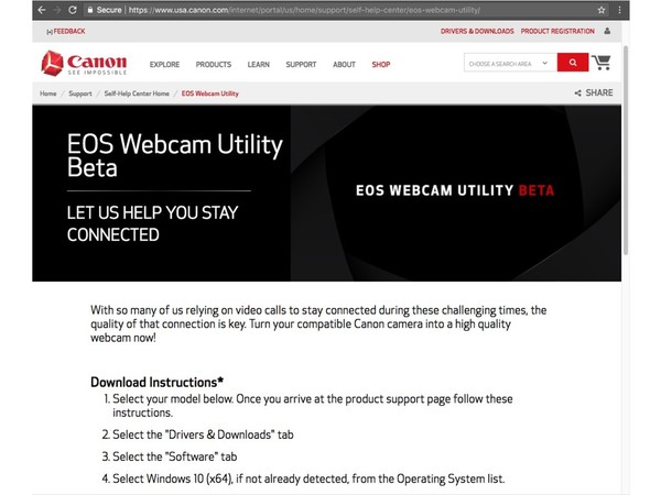 教你用 Canon 相機變高質 Webcam  暫為 Win10 用家專享【有片睇】