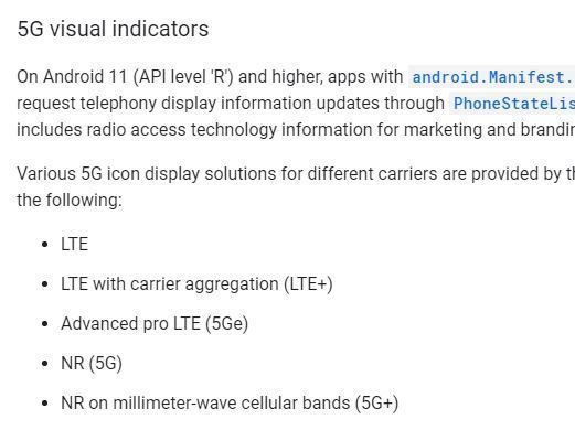 Android 11 訊號圖示曝光！5G 網絡都有分級制！？