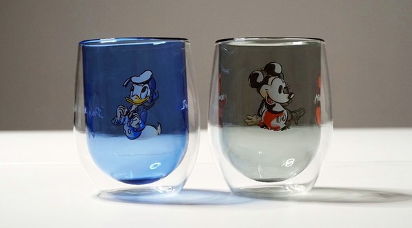 【7-11 印花換購】7-Eleven x 迪士尼 米奇唐老鴨限量版奇幻雙層玻璃杯
