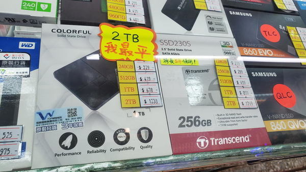 2TB 巨量 SSD 選購指南！每 GB 成本抵至＄0.62！