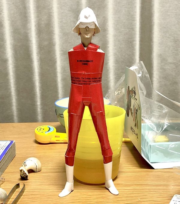 包裝盒環保變馬沙 日本達人紙模型創作